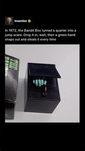The 1972 Bandit Box Steals Your Coin With a Creepy Green Hand 👻 #shorts