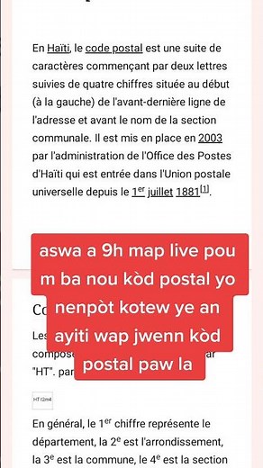 Guide to Haitian Postal Codes: Find Your Address Information#Haiti #PostalCode #Address