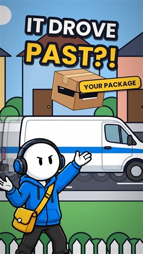 Why your package isn't lost (it's just efficient) #logistics #delivery #explained