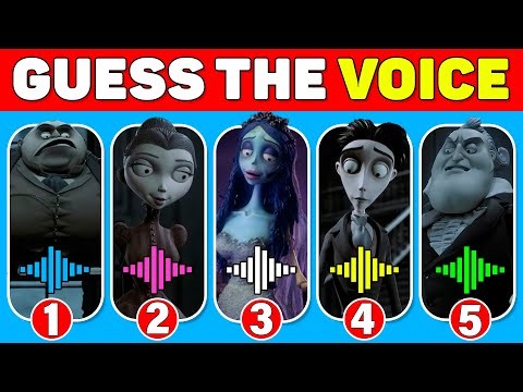 Tim Burton's Corpse Brideuess. Guess the Characters by Their Voice. Quiz for Fans!