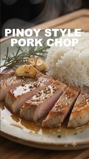 Juicy Pan-Fried Pork Chop Recipe | Easy & Flavorful Pork Chop #shorts