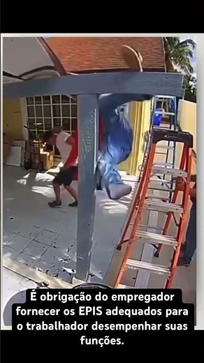 Quando ocorre um acidente de trabalho por conta da falta de EPIS adequados, a empresa é culpada.