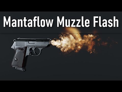 Create Muzzle Flashes using Mantaflow [Blender 2.9] | English