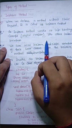 Instance Method In Java. #java #java #guru #sorts #journey #data #method #viral #video