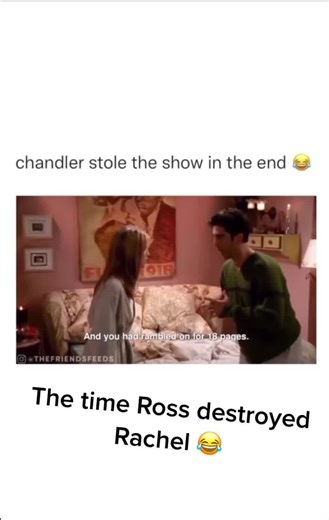 Ross and Rachel's Memorable Fight Scene in Friends