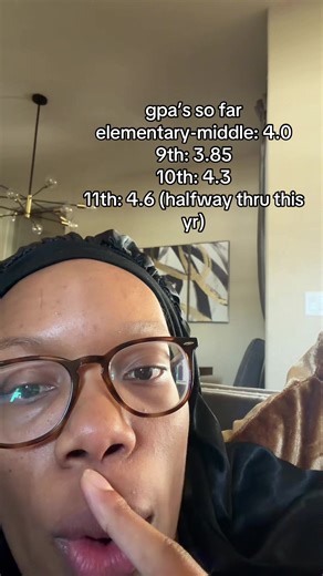 9th-11th is weighted gpa btw 😅😅 | 4.6 gpa