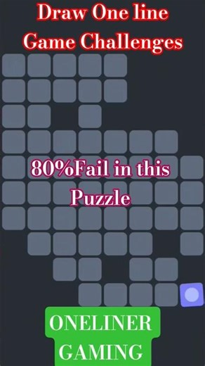 Draw One Line Game Challenges | Draw Line For Mind Game | One Line Draws The Entire shapes | #Shorts