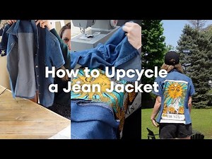 How to Upcycle a Jean Jacket (Easy Tutorial)