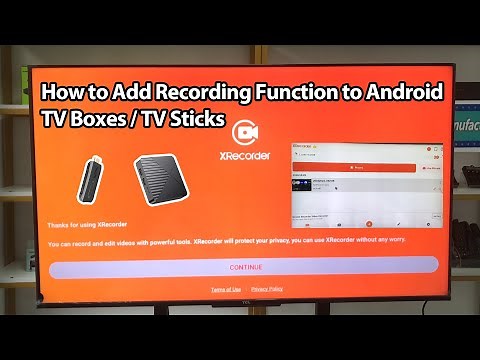 How to Add Recording Function to Android TV Boxes / TV Sticks