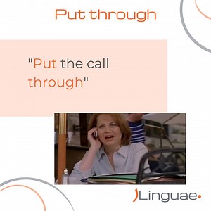 📖 En inglés existen muchos “phrasal verbs” con el verbo “put”, aquí te mostramos el uso de tres para agregar a tu lista. En este caso: “put forward”, “put in” y “put through”. Escucha como lo pronuncian los actores y practica. ✅ Los cursos de inglés ya están comenzando, y estamos organizando nuevos. Recuerda que Linguae tiene entre sus cursos de idiomas los de español y catalán. ✔¿Estás interesado en que tu equipo internacional mejore o perfeccione algún idioma para desenvolverse mejor en el tr