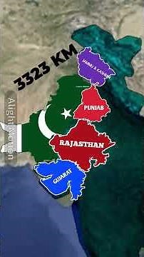 India ke 7 Neighbouring Countries Explained | India Border States &Length | Indian Geography#shorts