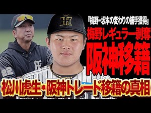 Is Tora Matsukawa being traded to the Hanshin Tigers? The shocking truth behind the decision to f...