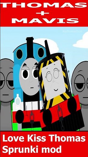 Sprunki THOMAS + MAVIS Kiss Mod