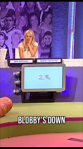 A game show says farewell to Mr. Blobby! Panelists laugh as the icon lies on the floor. An amazing tribute to the legend, deceased, but not forgotten. #bfq #bigfatquiz #gameshow #MrBlobby #90sNostalgia #ComedyGold #BritishHumor | The Big Fat Quiz of the Year