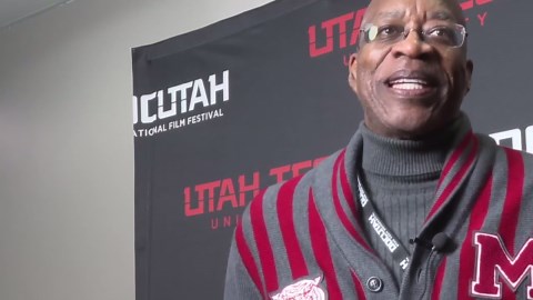 Olympic champion visits Utah film festival for documentary on athletics & science