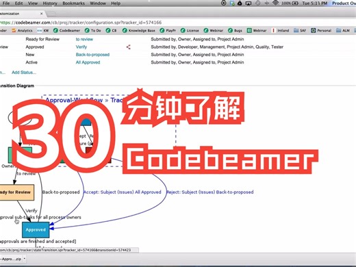Codebeamer-出色的工作流程功能
