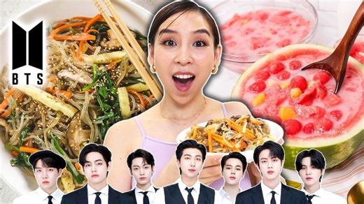 45K views · 750 reactions | I Tried Korean Recipes by BTS  #food #cooking #recipes #korean #bts | Tina Yong | Facebook