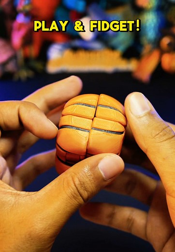 3D-Printed Basketball Fidget Cube Project