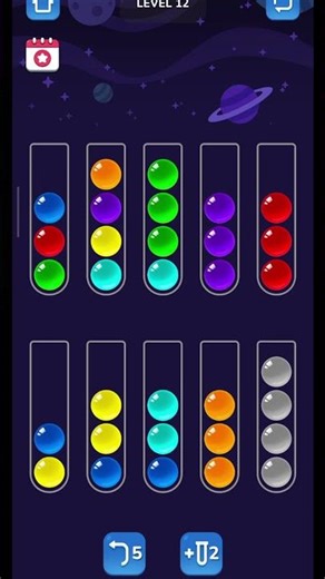 Ball Sort Puzzle Level 12 #gameplay