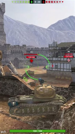 Tank Battle: Witness the Fury of War in a Barren Wasteland #shorts