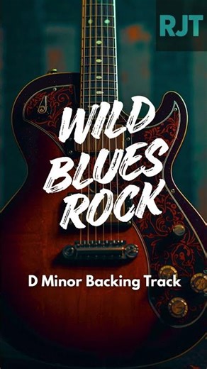Wild Heavy Blues Rock Guitar Backing Track In D Minor #shorts #backingtrack #bluesrock #rock