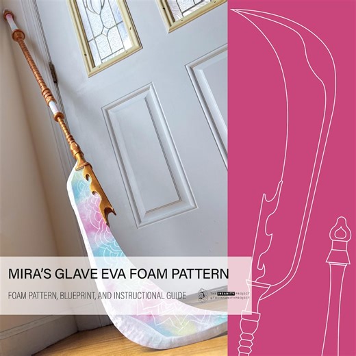 Mira Kpop Demon Hunters Glave Eva Foam Cosplay Pattern/instructions (PDF) - Etsy