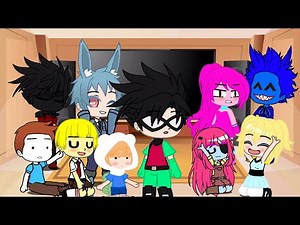 FNF REACT | Corrupted | “BOSSY” but everyone sings it | come learn with pibby | gacha club