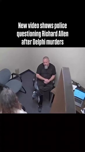 New video has just been released of the man who murdered two girls in Delphi, Indiana. The video was recorded as Richard Allen was being questioned by police in the slaying of best friends Libby German and Abby Williams. The girls were found slain on a hiking trail across an abandoned railway bridge in 2017. In the video, police had just informed Allen that a bullet found at the murder scene had been traced to his gun. Allen was found guilty last November. #news #delphimurders #murder #hiking #c