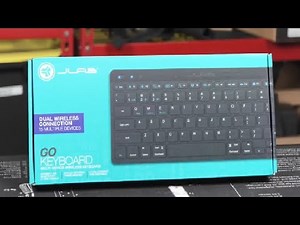 JLab Go Wireless Keyboard, Black, Connect Via Bluetooth or USB Wireless Dongle Review