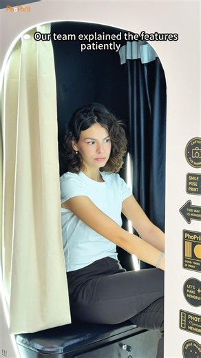 Client Visit: Hands-On Demo with Our New Enclosed Photo Booth#photobooth#enclosedphotobooth