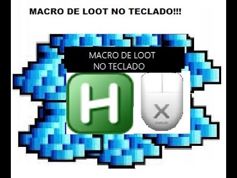 GUIA DEFINITIVO | Como utilizar MACRO de LOOT pelo TECLADO no TIBIA !!!