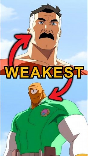 Top 5 Strongest characters in Invincible Series #invincibleseason4 #invincible