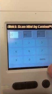 Changing date and time on the Quick Scan Mini
