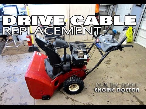 HOW-TO Replace A Toro Snowblower Drive Cable