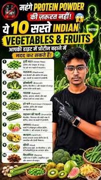 💪 10 Cheap Indian Foods That Can Help Increase Protein Naturally 😱🥦 #proteinfood #healthyeating