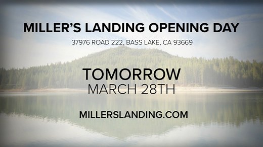 Opening day for Miller's Landing at Bass Lake