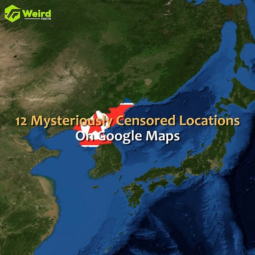 Twelve mysteriously censored locations on Google Maps | Weird Facts