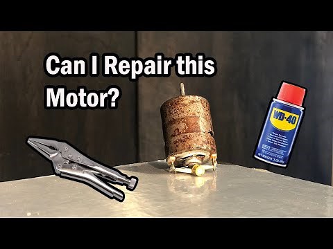 Can I Repair this Seized Electric Motor that has been Sitting for Years?