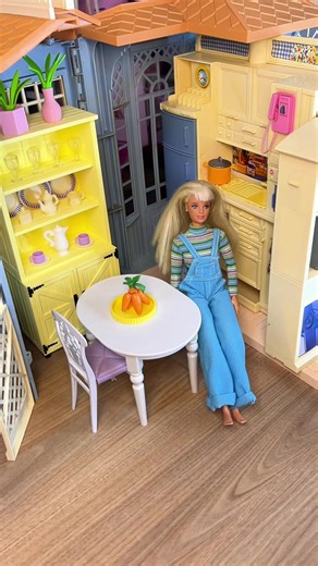 Eu amei fazer essa decoração rústica para Barbie 🩷💙 #barbie #vintage #cottage #diversao