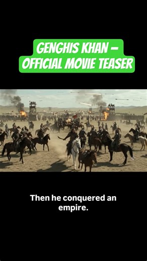 GENGHIS KHAN — Official Movie Teaser