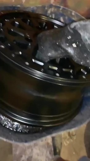 Custom two tone powder coated wheels #paint #powdercoating #wheels #custom | Steve Nelson Jr.