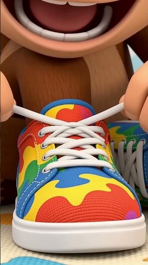 Learn to Tie Your Shoes in 15 Seconds! 👟 Easy Bunny Ears Song for Kids