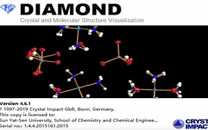Diamond 4.6 3D模拟晶体 下载安装指南 3分钟教你