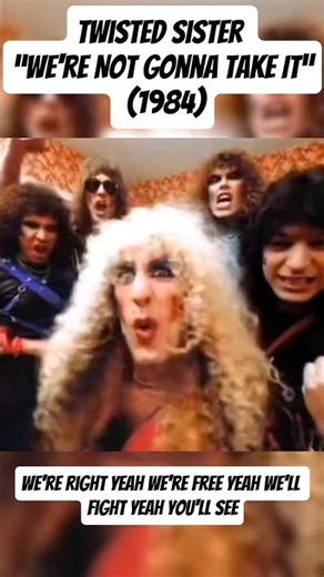 Twisted Sister We're Not Gonna Take It (1984) Classic 80s Rock Music Video Legends