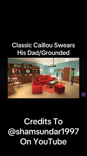 Classic Caillou Swears His Dad#fyp#classiccaillou#borisanderson#plotagon