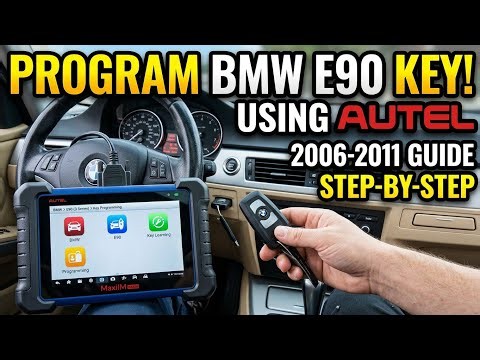How to Program a BMW E90 Remote Key Fob (2006–2011) Using Autel
