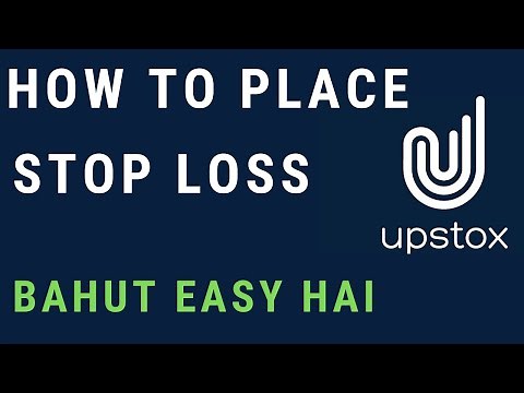 How to place Stop Loss in Upstox | Upstox Buy and Sell Tutorial