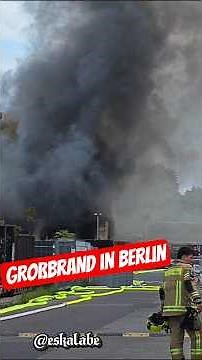 #Majorfire in Berlin-Heinersdorf🔥