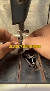 Singer 127k Shuttle Bobbin #sewingmachine #sewing #tips #antique | Sengar Jaya