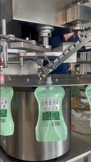 Supackage spout pouch filling machine #fillingmachine #spoutpouch